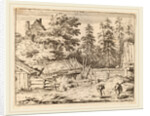 Three Cottages by Allart van Everdingen