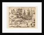 Three Cottages by Allart van Everdingen
