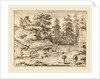 Three Cottages by Allart van Everdingen