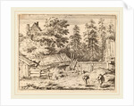 Three Cottages by Allart van Everdingen