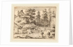 Three Cottages by Allart van Everdingen