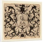 Ornament with Grotesque, 1616 by Master CR
