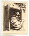 Smoker at a Window, probably 1667 by Adriaen van Ostade