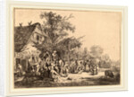 Dance under the Trellis, probably 1652 by Adriaen van Ostade