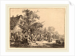 Dance under the Trellis, probably 1652 by Adriaen van Ostade