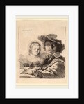 Self-Portrait with Saskia, 1636 by Rembrandt van Rijn
