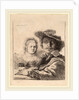 Self-Portrait with Saskia, 1636 by Rembrandt van Rijn
