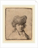 Self-Portrait in a Fur Cap, 1630 by Rembrandt van Rijn