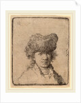 Self-Portrait in a Fur Cap, 1630 by Rembrandt van Rijn