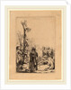 The Crucifixion: Small Plate, c. 1635 by Rembrandt van Rijn