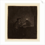 Student at a Table by Candlelight, c. 1642 by Rembrandt van Rijn