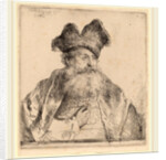 Old Man with a Divided Fur Cap, 1640 by Rembrandt van Rijn