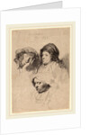 Three Heads of Women, One Asleep, 1637 by Rembrandt van Rijn