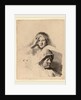 Three Heads of Women, One Lightly Etched, c. 1637 by Rembrandt van Rijn