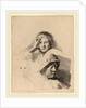 Three Heads of Women, One Lightly Etched, c. 1637 by Rembrandt van Rijn
