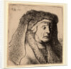 Bust of an Old Woman in a Furred Cloak and Heavy Headdress, 1631 by Rembrandt van Rijn and Studio of Rembrandt van Rijn