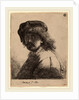 Self-Portrait in a Cap and Scarf with the Face Dark, 1633 by Rembrandt van Rijn