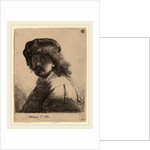 Self-Portrait in a Cap and Scarf with the Face Dark, 1633 by Rembrandt van Rijn