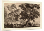 Landscape with Two Deer by Ignatius van der Stock