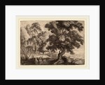 Landscape with Two Deer by Ignatius van der Stock