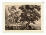 Landscape with Two Deer by Ignatius van der Stock