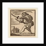 Hunchback Brandishing Two Swords by H. Numan