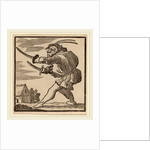 Hunchback Brandishing Two Swords by H. Numan