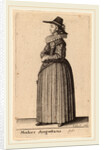 Mulier Augustana, 1643 by Wenceslaus Hollar