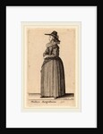 Mulier Augustana, 1643 by Wenceslaus Hollar
