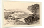 View across a Bay by Edward Lear
