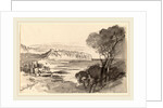 View across a Bay by Edward Lear