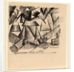 A Peasant Woman Goes for Water, Russian, 1913 by Kazimir Severinovich Malevich