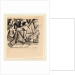 A Peasant Woman Goes for Water, Russian, 1913 by Kazimir Severinovich Malevich