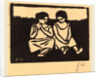 Two Girls in Chemises by Félix Vallotton