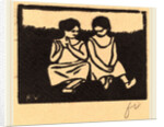Two Girls in Chemises by Félix Vallotton