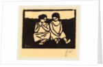 Two Girls in Chemises by Félix Vallotton