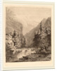 Mountain Waterfall by Alexandre Calame