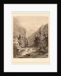 Mountain Waterfall by Alexandre Calame