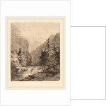 Mountain Waterfall by Alexandre Calame