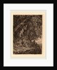 Couple Resting on a Cliff by Alexandre Calame