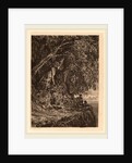 Couple Resting on a Cliff by Alexandre Calame