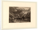 Storm in the Mountains, Swiss by Alexandre Calame