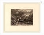 Storm in the Mountains, Swiss by Alexandre Calame