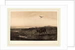 Le Soir. Cerf et Herons, Swiss by Karl Bodmer