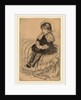 Child Seated on a Sofa by Mary Cassatt