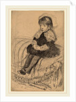 Child Seated on a Sofa by Mary Cassatt