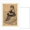 Child Seated on a Sofa by Mary Cassatt