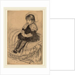 Child Seated on a Sofa by Mary Cassatt