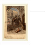 Bernini Fountain, Rome recto by Felix Octavius Carr Darley