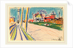 Street in the Bronx by Oscar F. Bluemner